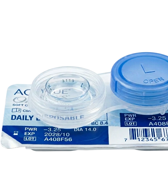 Single-use daily contact lenses in individual blister packs